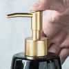 Ceramic Soap Dispenser Bath Lotion Pump Hand Shower Gel Marbling Shampoo Bathroom Kitchen 350ml