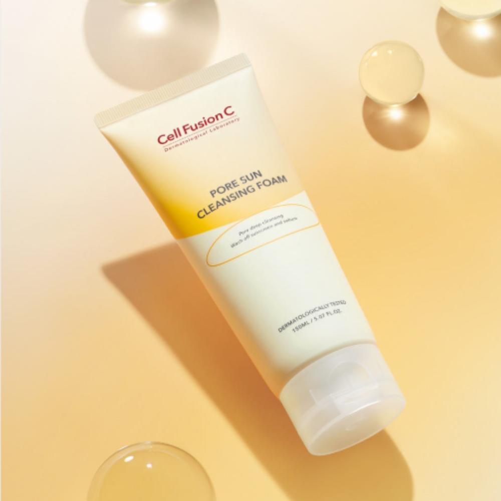 

Cell Fusion C Pore Sun Cleansing Foam — Deep Pore Cleansing & Sunscreen Removal Face Wash (150ml)