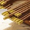 ZISIZ Wenge Wood Dragon Pearl Chopsticks Set
