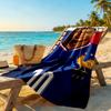 Mbappe Benutzerdefinierter Text Strandtuch Hohe Saugfähigkeit & Schnelltrocknend Geeignet für Schwimmen, Fitnessstudio, Camping, Yoga, Urlaub