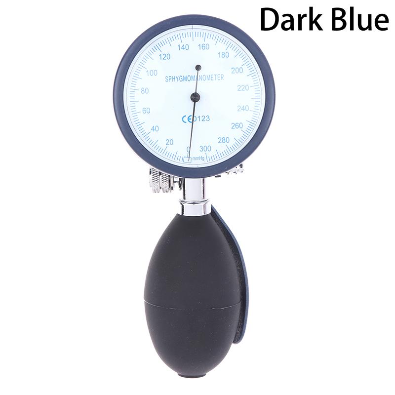 Hand-Held Pressure Display Gauge 300mmHg with Ball for Aneroid Sphygmomanometer NIBP Cuff Blood Pressure Measurement Accessory