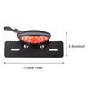 Motorcycle Taillight   Retro  LED Brake License Plate Light Indicator Lights(black)