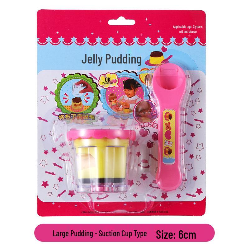

Strawberry Pudding Role-Play Toy Set - Hot Selling Jelly Feeding Toy for Kids, Inspired by Douyin Trends