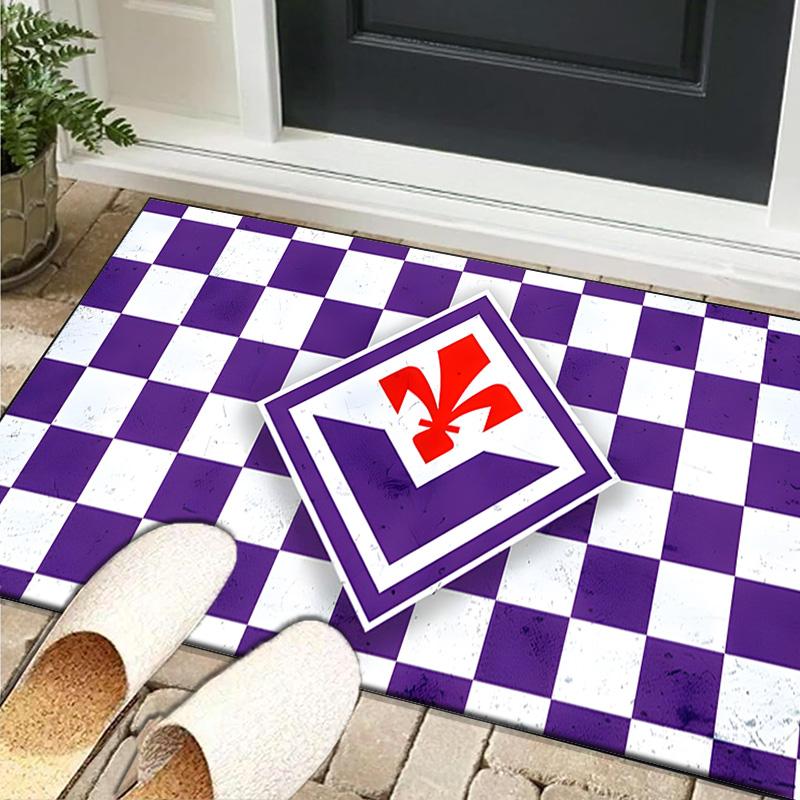 1PC rug Fiorentina Football Crest Carpet, Chair Rug,Area Rug for Office Bedroom living rooms bedroom, Doormat decor Christmas fan gifts
