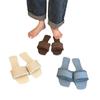 Fashion Women's Slippers Solid Color Open-toe Set Foot Vacation Beach Flat Sandals Casual Flip Flops Summer Indoor Women Slides Shoes