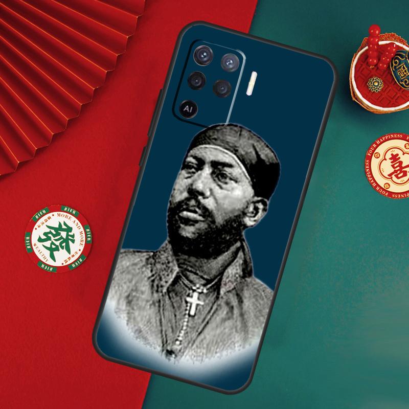 Emperor Menelik Ii Of Ethiopia Adwa Case For Oppo A6 A5 Pro A15 A18 A38 A58 A78 A98 A54 A74 A94 A17 A57 A80 A60 A40 A16 A76 A96