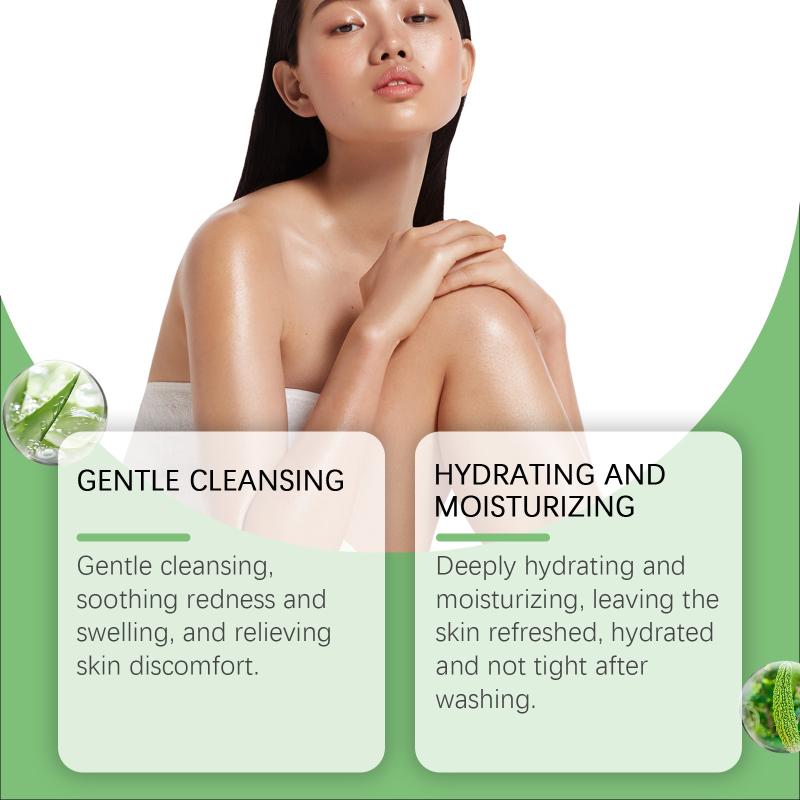 Oceaura Bitter Melon Shower Gel Gentle Cleansing Nourishing Soothing Pore Refining Moisturizing Body Wash