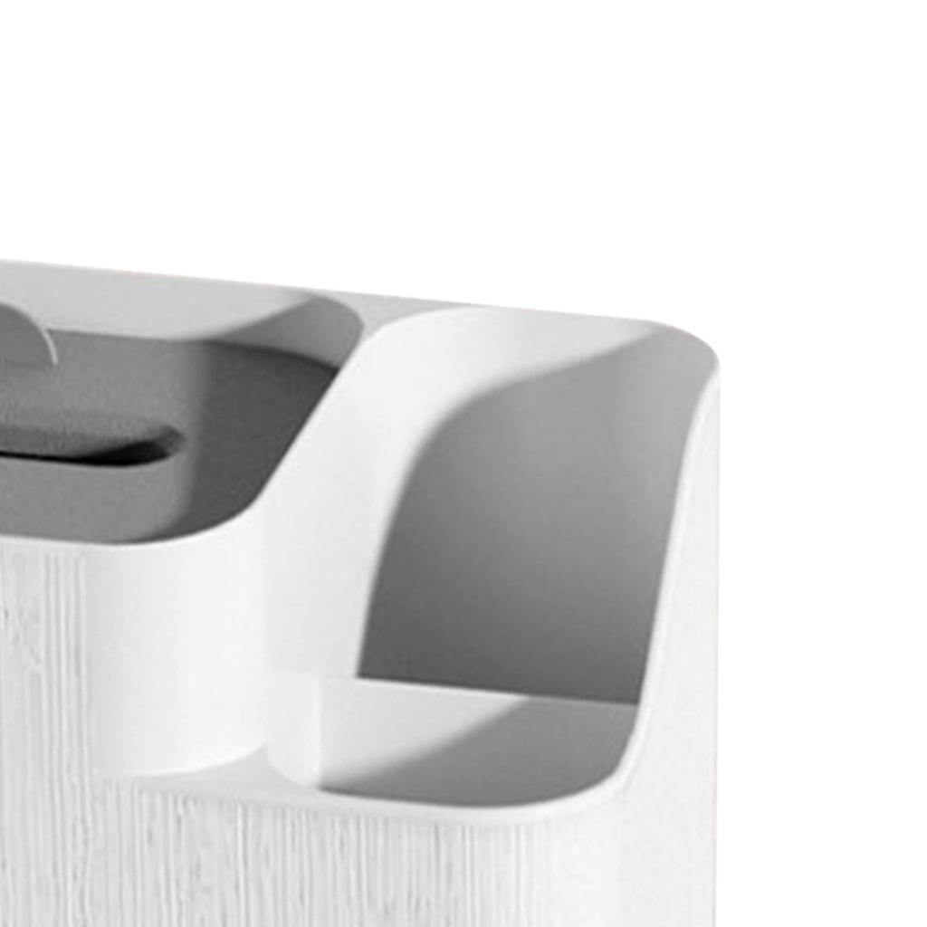 Desk Tissue Box Cover PP Rectangular Multifunctional Cute Modern Tissue Dispenser Holder with