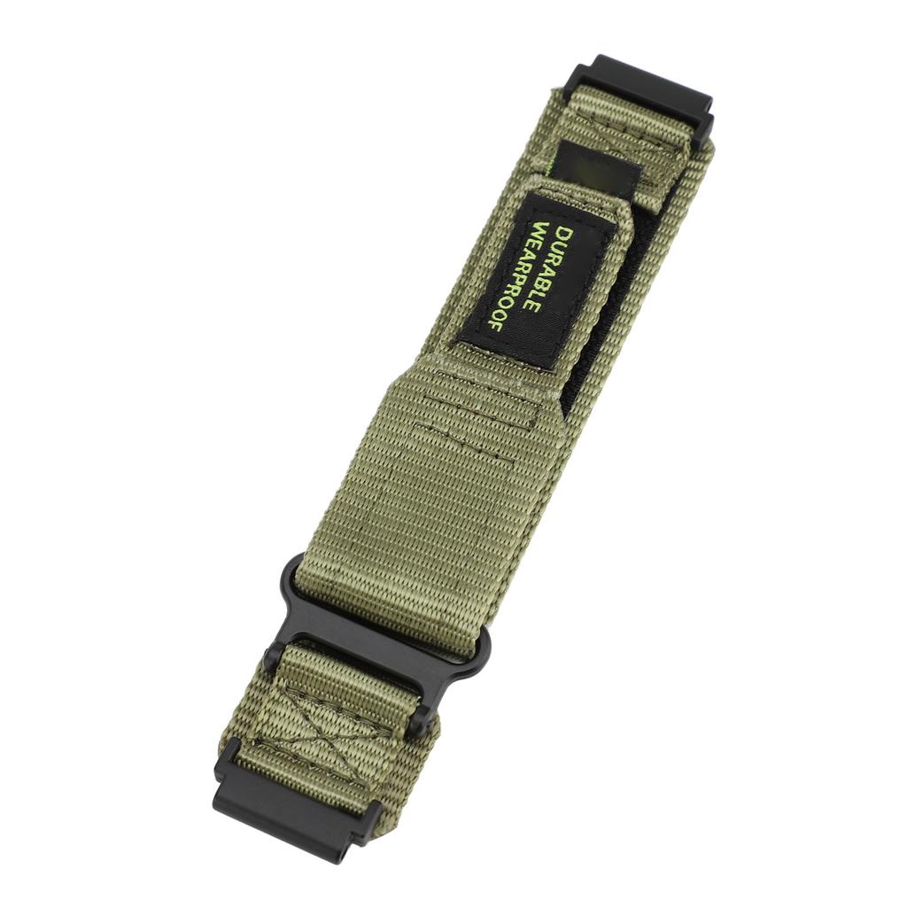 Klockarmband i nylon för Huami T Rex Ultra Smartwatch Kardborrefäste Andningsbart Vävt