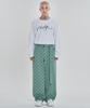 AJOBYAJO Checkerboard Denim Pants [Mint]