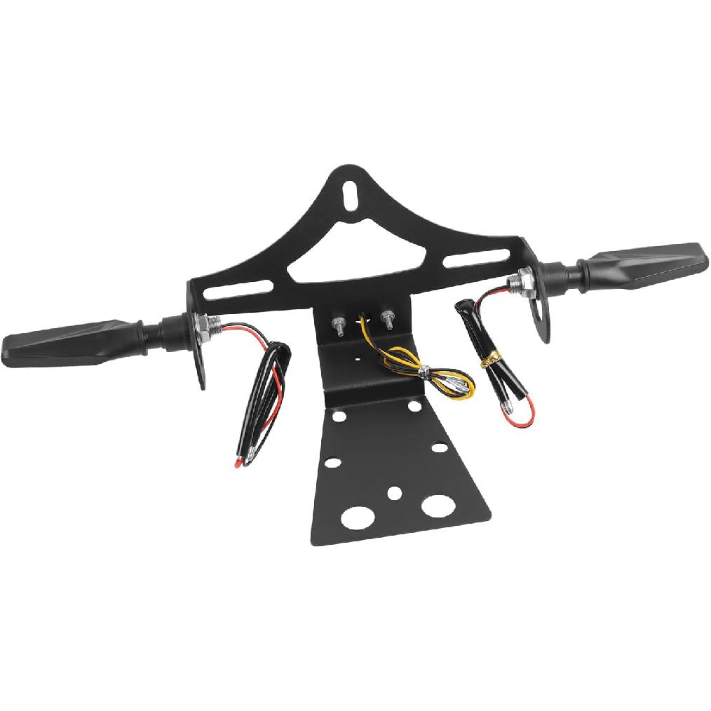 License Plate Holder Bracket with Turn Signal Light Motorcycle Tail Tidy Fender Eliminator Kit Replacement for Honda CBR650 2014 2015 2016 2017 2018