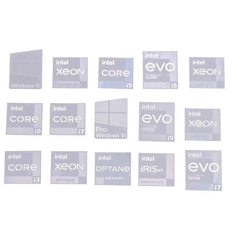 Adesivo per Computer Sticker 11ª Generazione 11Th Generation Ccore I9 Evo I7 I5 Win10