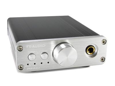 Amplificador de auriculares con retroalimentación de corriente TPA6120 FX-AUDIO- PH-A2J Hi-Fi (Plata)