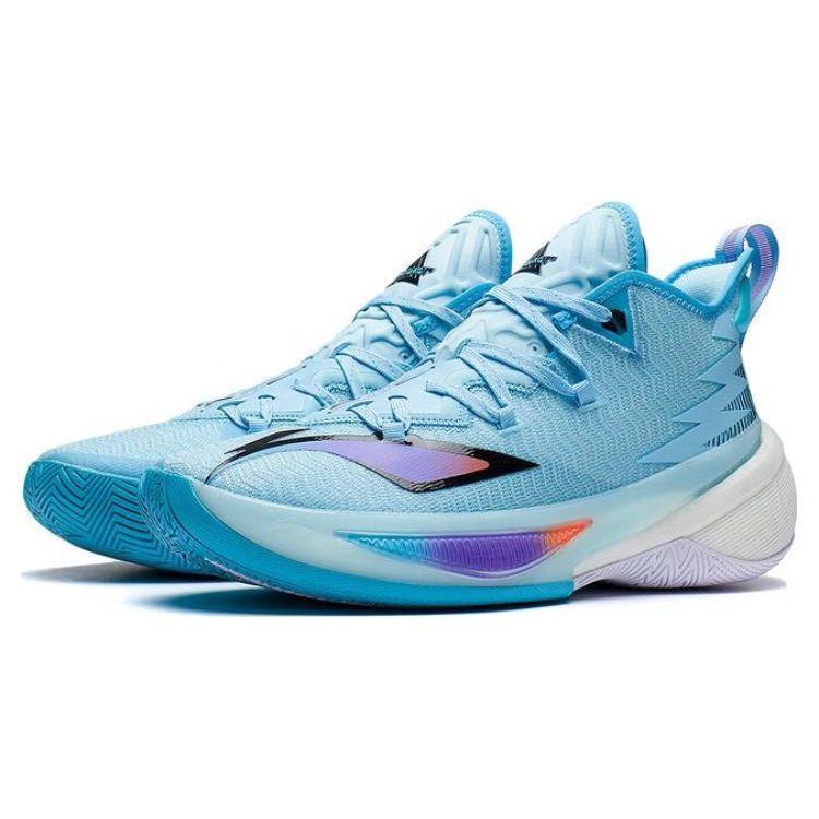 Li-Ning Power 9 Premium Light Blue Men Sneakers Purple ABAS073-3