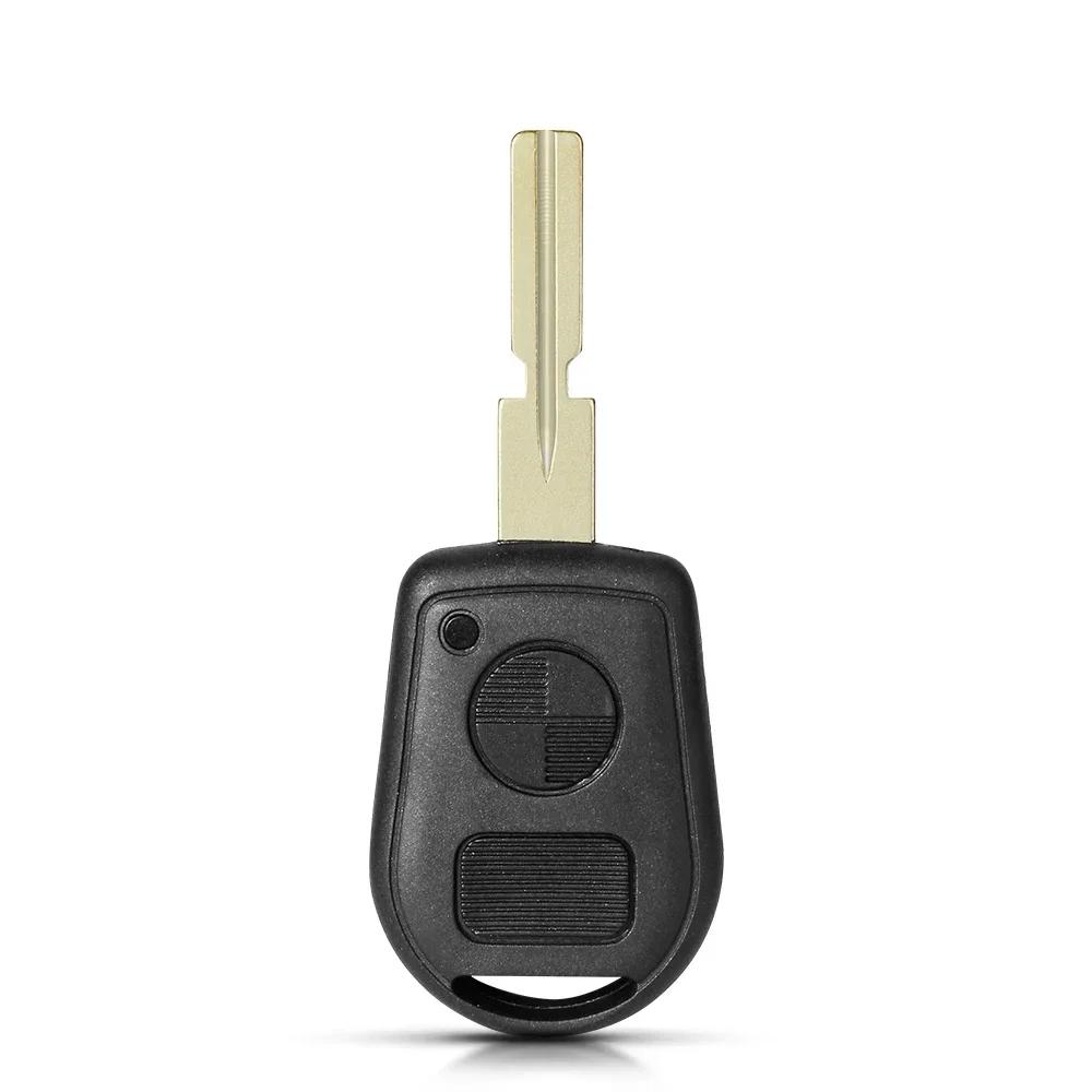 Dandkey S Obudowa Kluczyka Zdalnego Do Bmw E31 E32 E34 E36 E38 E39 E46 Z3 Z4 Pilot Kluczyka Hu92 Hu58 Niecięty Ostrze 2/3 Przyciski Pilot Kluczyka Etui Samochodowe