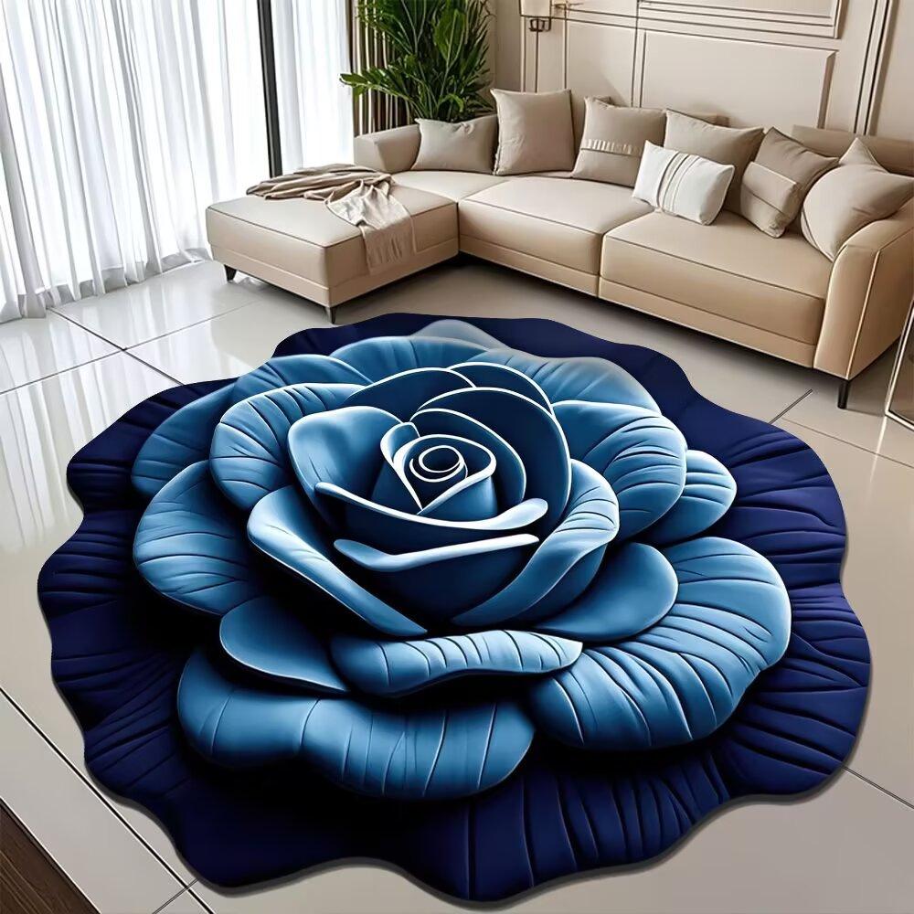 Peony Diatomaceous Earth Floor Mat – Stain-Resistant, Easy-to-Clean, Water-Absorbent Carpet for Bathroom/Entrance
