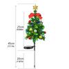 Spotlight Solar Christmas Tree Lights Waterproof Christmas Tree Floor Lights Simulated   Party