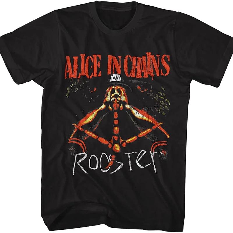 Musica Classica Anni '90 Alice in Chains Maglietta Album Black Dirt Uomo Donna Manica Corta Cotone Maglietta Estate Top Vintage Abbigliamento