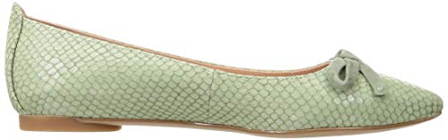 Unisa Damen Spitzballerinas, Hellgrün/Python, Größe 22,5 cm, 2E