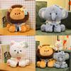 Circus Elephant Plush Toy Soft Cotton Sleeping Pillow For Girls And Kids