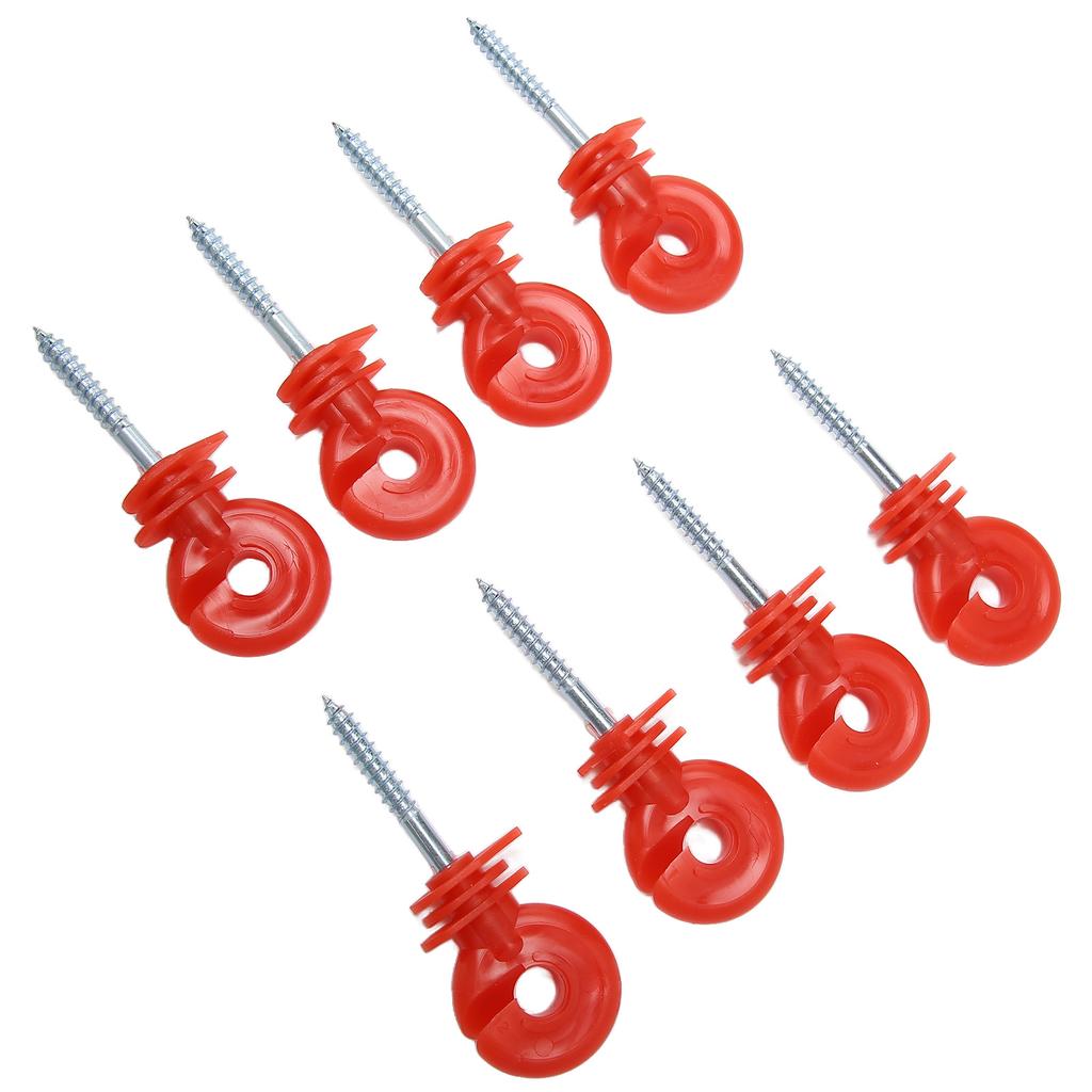 50 STUKS Hekisolator Schroef In Regenbestendig Zonbescherming Kunststof Staal Elektrische Hekisolatoren voor