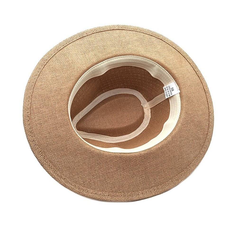 Simple Design Panama Hat Wide Brim Sun Hat Gentleman Wide Brim Hat  Summer Season