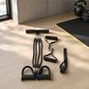 Pedal Resistance Band with Handle 2/4/6-Tube Abdomen Waist Arm Legs Workout Band