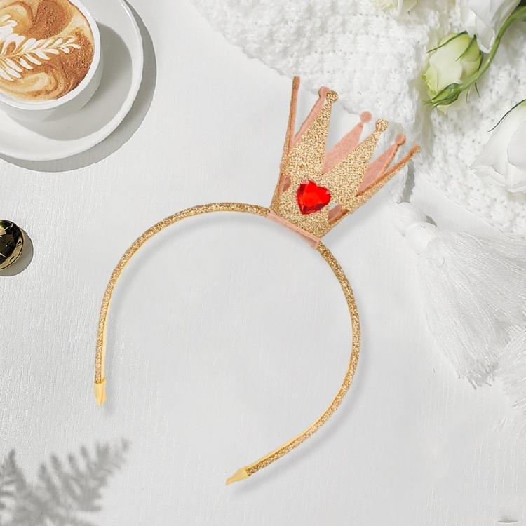 Sequined Tiaras Crown Headband for Party Soft Padded Hairhoop Hair Accessory for Parties and Birthday Christmas Hairband