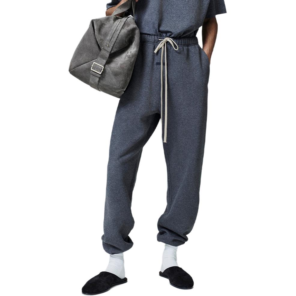 Fear of God Essentials Classic Sweatpants Charcoal Heather Men Bottoms Grey 130HO258401F
