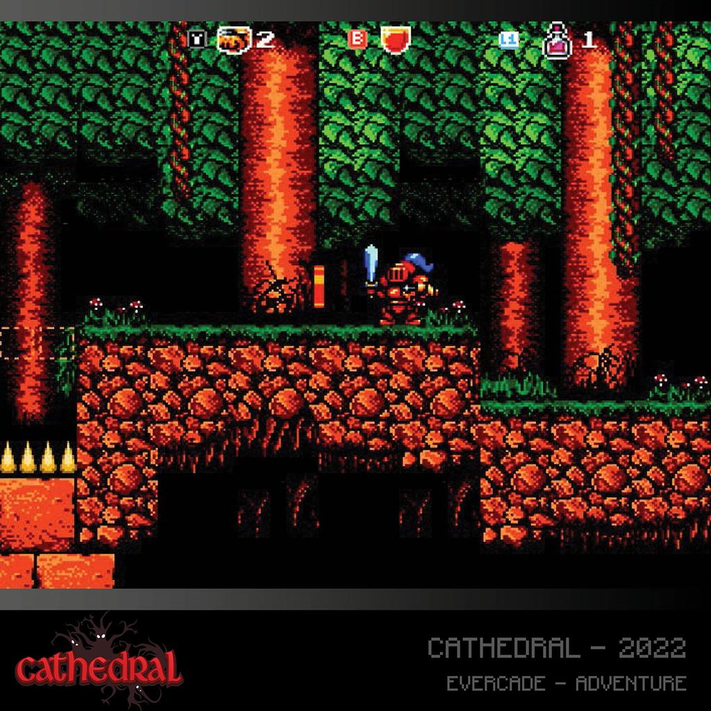 Evercade Alwa's Awakening / Cathedral Dual Cartridge