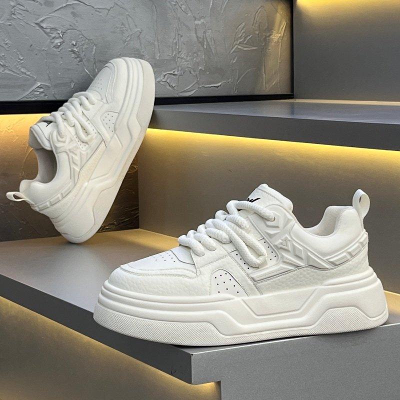 Spring new high-end platform casual shoes low-top lace-up board shoes