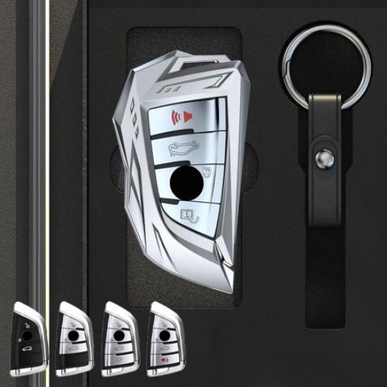 Zinc Alloy TPU Car Key Case Cover For BMW X1 X2 X3 X4 X5 X6 X7 1 2 3 4 5 6 7 8