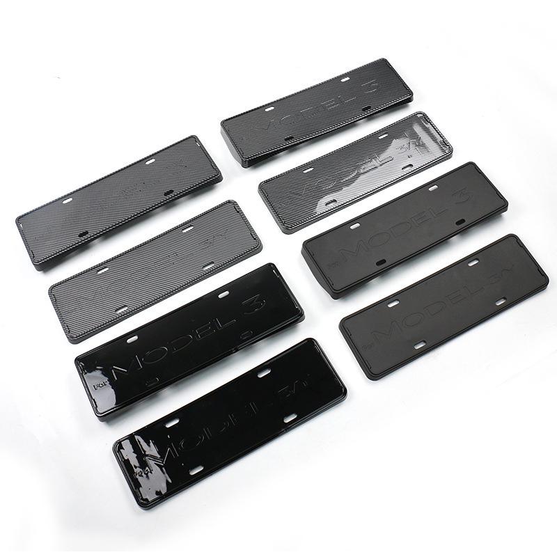 Clip-on Full Wrap License Plate Holder for Refreshed Tesla Model 3