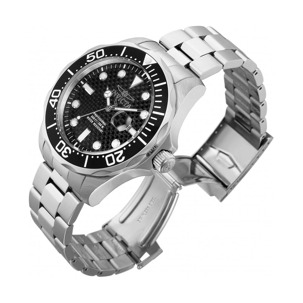 Invicta Pro Diver Black Dial Quartz Diver's 12562 200M Orologio da uomo
