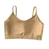 Women's Wire-Free Push-Up Sports Camisole Cami-Style One-Piece Bra Underwear