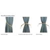2pcs Curtain Rope Tiebacks +Hook Expansion Tube Drapery Holdbacks 65cm Buckle Holder Home Decor Yellow/Gray/Black/Brown/White