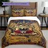 3-teiliges Bettbezug-Set (1 * Bettbezug + 2 * Kissenbezug, ohne Kern), Go Ahead Eagles Bettwäsche-Set, Schlafzimmer-Dekoration, Ganzjahres, Geburtstagsgeschenk