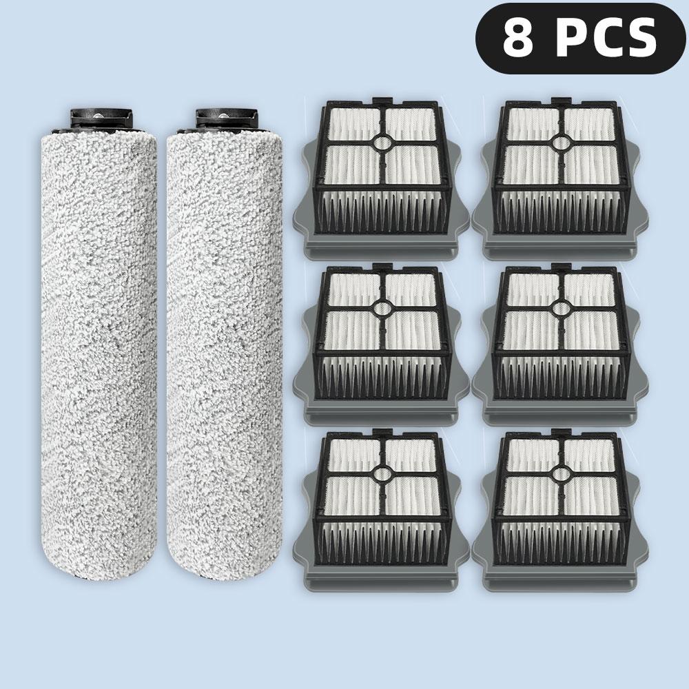 Compatible For ( Tineco Floor One S5 Steam / Tineco iFloor 5 Steam ) Spare Parts Accessories Roller Brush Hepa Filter