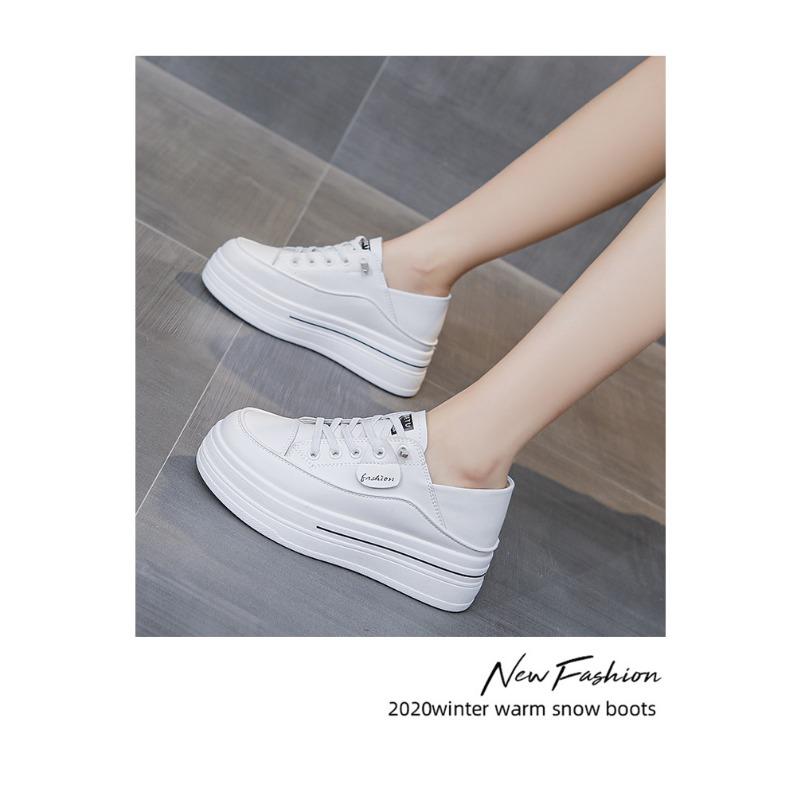 Summer New Thick Bottom Plate Shoes Casual Sneakers Two Wear Single Shoes