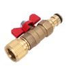 Quarter Turn Ball Valve NPT 3 8 Inch Female to Male Thread Water Pipe Adapter for High Pressure Washer Car Hose