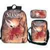 Hollow Knight 2 Silksong Backpack Teenagers Hornet Fridge Magnet Rucksack Shoulder Bag Pencil Case School Backpacks