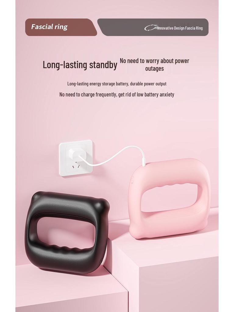 High-Frequency Electric Fascial Massager Ring for Muscle Relaxation and Fat Burning