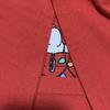 [USED] Vintage DELTA Snoopy Christmas Print T-Shirt, 90s, Red