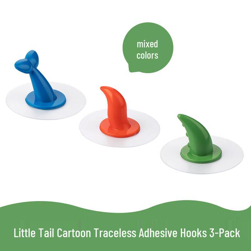 Camellia Cartoon Tail Traceless Sticky Hooks