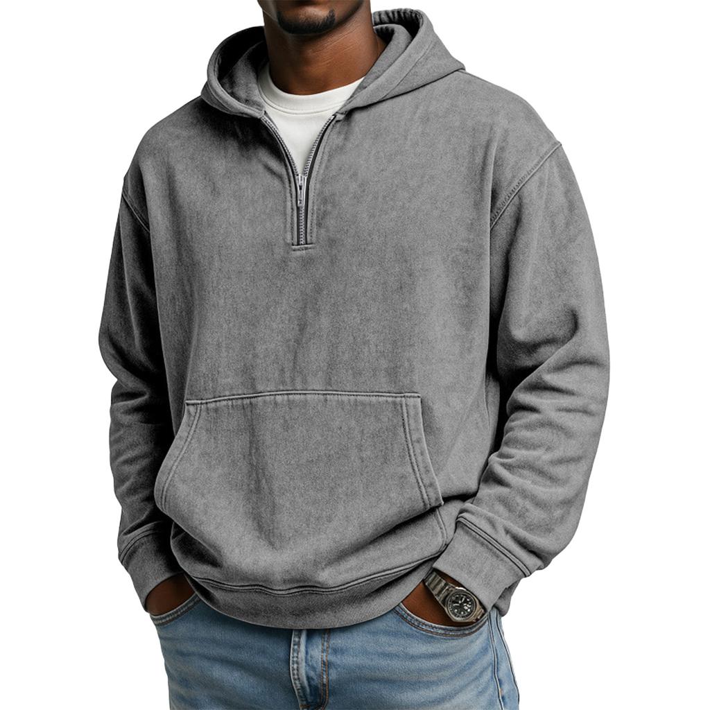 Men's 1/4-Zip Hooded Sweatshirt