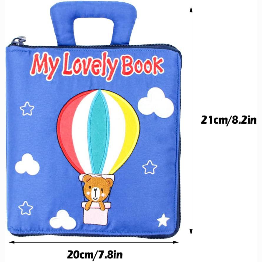 Yürümeye Başlayanlar için Sessiz Kitap Taşınabilir Bebek Yumuşak Etkinlik Kitabı Toksik Olmayan Erken Öğrenme Temel Yaşam Becerisi Oyuncak