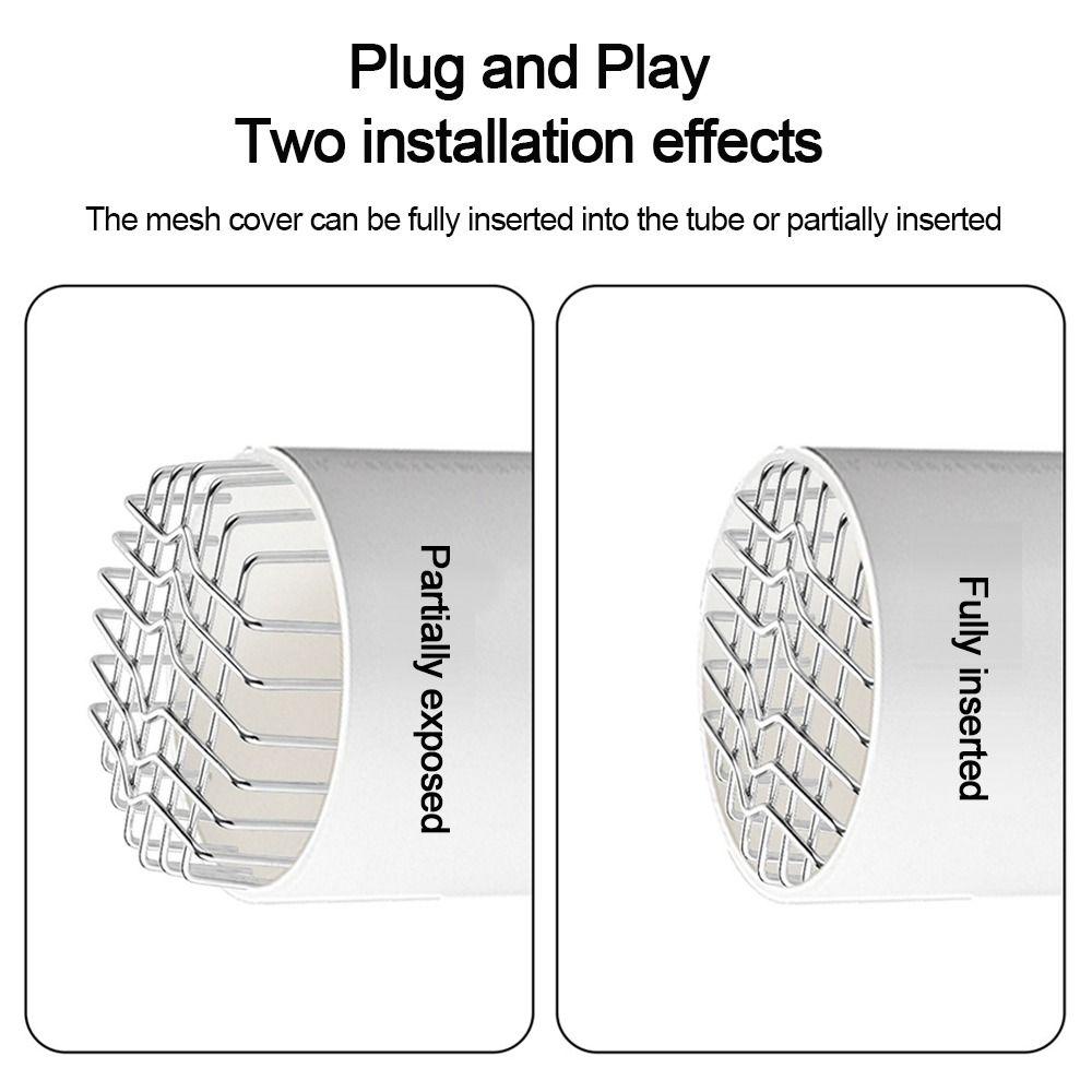 Anti-blocking Gutter Guard Leaf Debris Trap Balcony Drainage Cover  Courtyard Outdoor