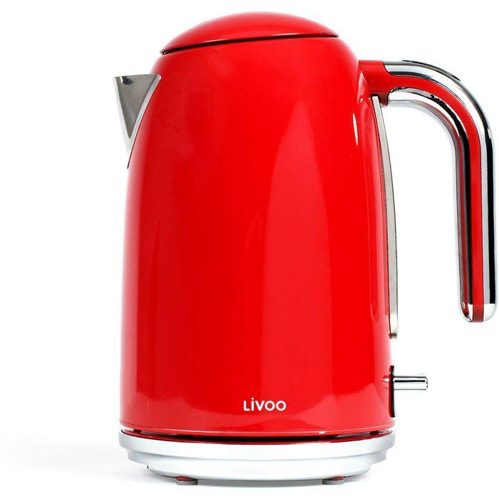 Livoo Rouge Bouilloire Rétro Dod180r 2200 W - Image 5
