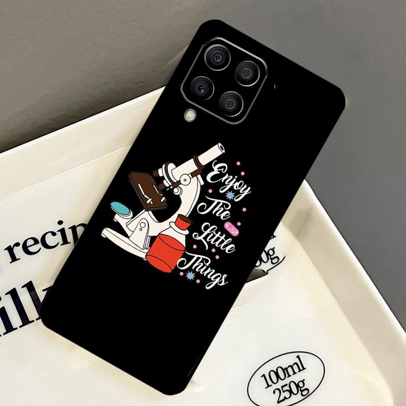 Science Biology Laboratory Case For Samsung Galaxy M32 M12 M52 M15 M35 M55 M31 M56 M36 M16 M06 M13 M33 M53 M14 M34 M54