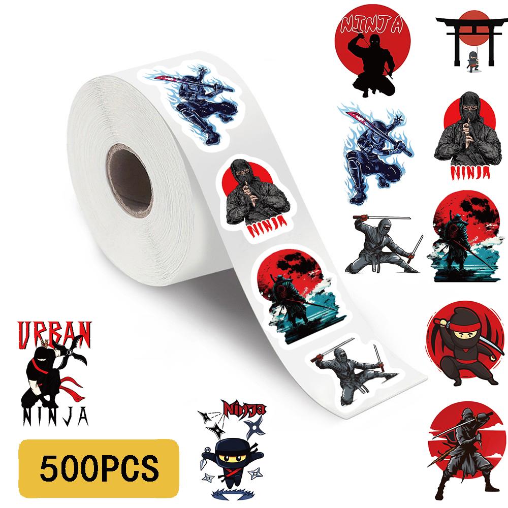 500PCS Warning Sticker Roll Stickers Notebook Motorcycle Coffee Laptop Warning Wall Fridge Decal Car Motorcycle Helmet Stickers